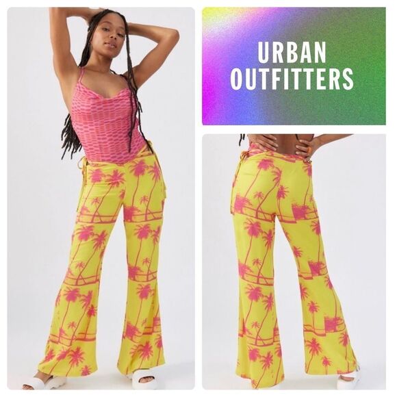 NWT Sz 2 Urban Outfitters Comfy Flare Pants NWT - Picture 1 of 8